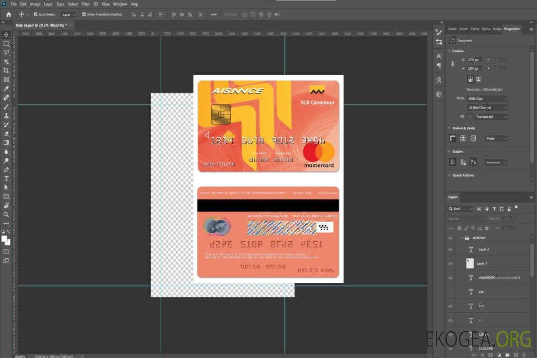 Cameroun SCB banque matercard aisance template Cameroun SCB banque matercard aisance template